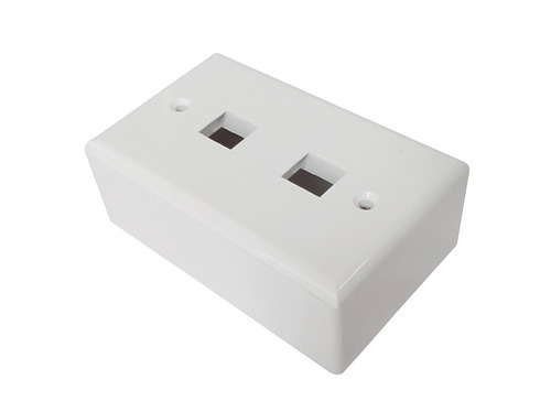 20 Caja / Tapa Rectangular 1 2 Y 4 Puertos