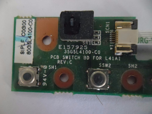 Placa Boton De Encendido Para Notebook Grundig F440s
