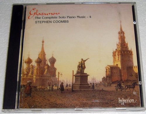 Stephen Coombs Glazunov Complete Solo Piano 4 Cd Uk