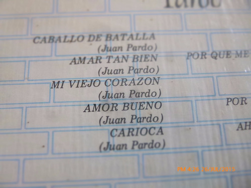 Vinilo Lp Juan Pardo -- Caballo De Batalla(xx957 (Usado)