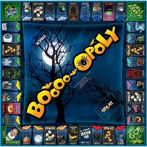 Tarde Para El Juego De Tablero Cielo Boo-opoly