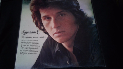 Vinilo Lp Emmanuel 10 Razones Para Cantar 