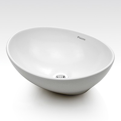 Piazza Bacha Porcelana 410x330x145 Modelo A082 Oval De Apoyo