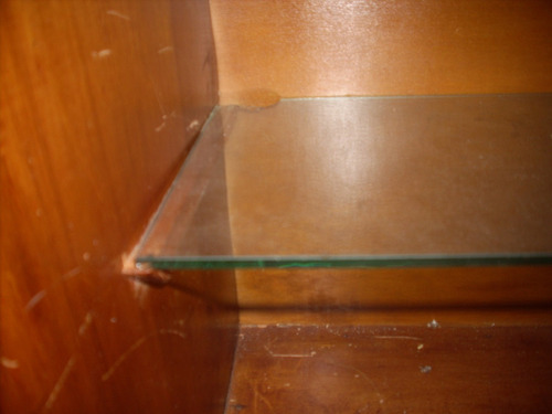 Mueble Cristalero C/detalle 42cmanchox1,60 Largox108 Cm Altu