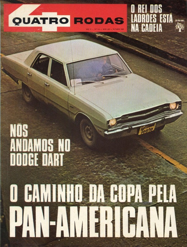 Quatro Rodas Nº111 Outubro 1969 Dodge Dart