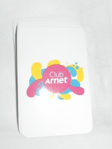 Cartas Naipes De Publicidad Club Arnet Españolas De 50 Plast