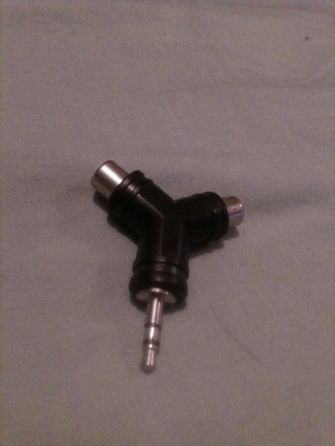 Conector Adaptador Convertidor 2 Rca- Mini Plug 3.5mm Tipo Y