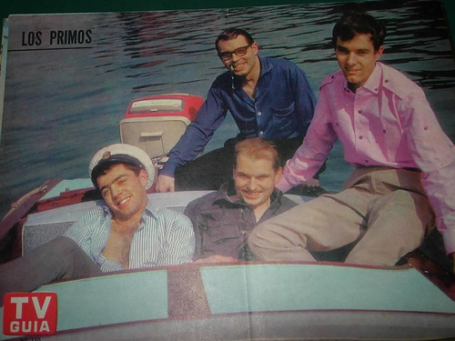 Los Primos Lancha Barco Poster Original Tv Guia Television