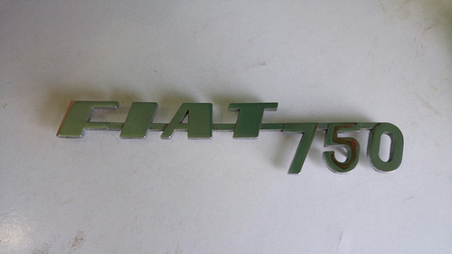 Insignia Logo Emblema Trasero Original Fiat 750