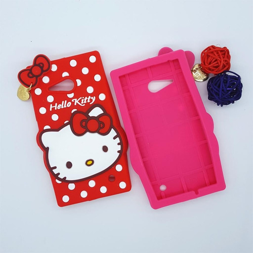 Case Para Sony Xperia E4g De Goma Hello Kitty
