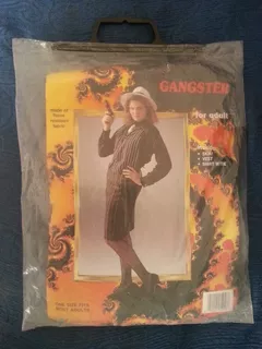 Antiguo Disfraz Para Adulto Gangster Para Dama