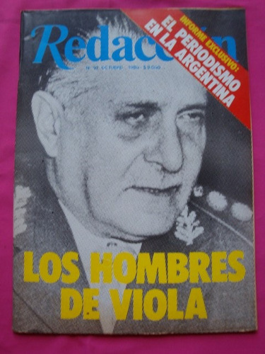 Revista Redaccion N° 92 Octubre 1980 Los Hombres De Viola