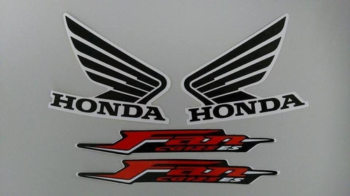 Kit Adesivos Honda Fan 125 2011 Es Vermelha