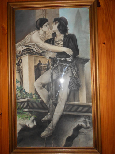 Cuadro Romeo Y Julieta Creado Y Pintado En Octubre De 1948.