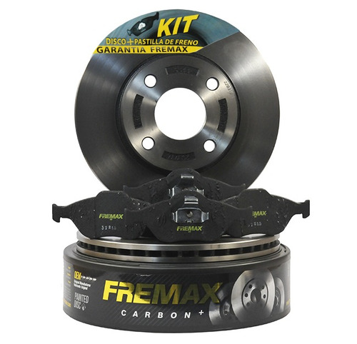 Kit 2 Disco + Pastilla Freno Fremax Ford Ecosport 1.4d 03-12