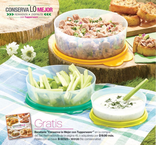 Set Refriredondo Tupperware Cod. D-543 104657