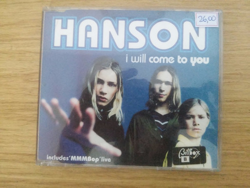 Cd Hanson Come To You - Frete 11,00