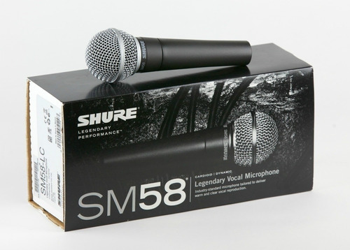 Microfono Profesional Shure Sm58-lc Original Con Estuche