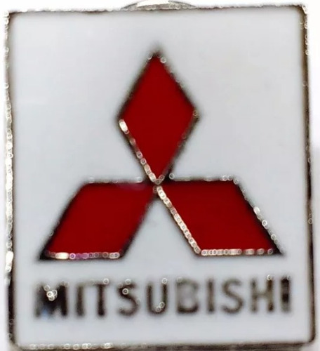 Pim Bótom Broche Pin Mitsubishi Folheado Prata De Qualidade