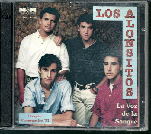 Los Alonsitos Album La Voz De La Sangre Sello M&m Cd