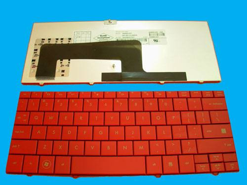 Teclado Laptop Hp Mini 1000 700  Rojo