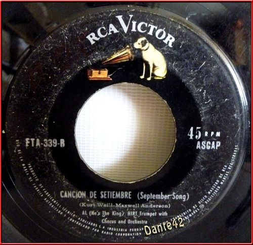 Dante42 Disco 45 Vinilo September Song (Usado)
