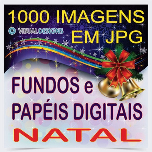 1.000 Fundos E Papéis Natal Para Scrapbook Artes Prontas