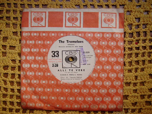 The Tremeloes / Alli Te Vere - Simple Vinilo Promo