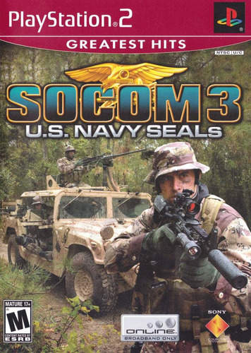 Jogo Socom 3 Us Navy Seals Ps2 Playstation 2 Original Complt