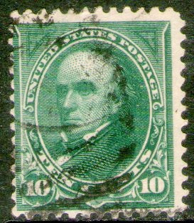 Estados Unidos Sello Usado Daniel Webster X 10c. Año 1894