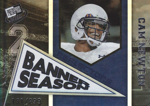 2011 Press Pass Banner Season Reflectors Cam Newton 131/299