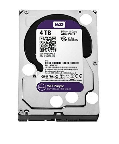 Wd Púrpura 4 Tb De Vigilancia De Unidad De Disco Duro - 5400