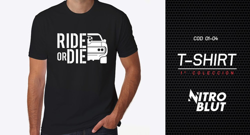 Nitro Blut T-shirt V8 Polo Racing Ride Or Die