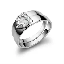 Comprar Alianzas Novios Plata 925 Con Cristales Anillos Boda