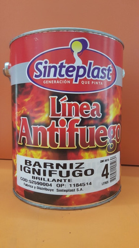 Pintura intumescente sinteplast