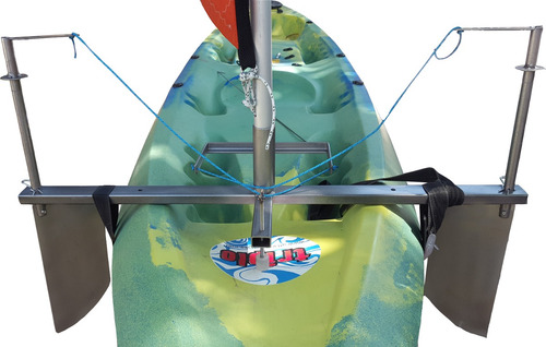 Imagen 2 de 6 de Vela Para Kayak Kit Completo - Adaptable A Kayaks Simples