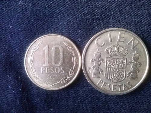Moneda España 100 Pesetas 1989 Bronce (c14)