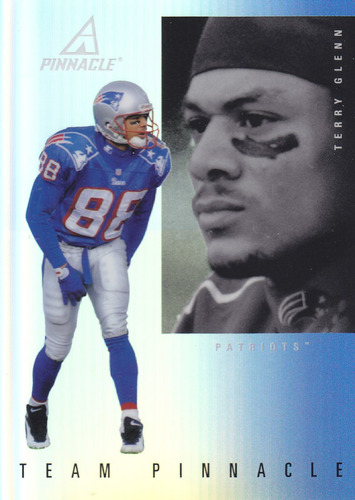 1997 Pinnacle Team Holo Mirror Terry Glenn Jerry Rice