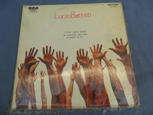 Lp Vinilo Lucio Battisti En Italiano