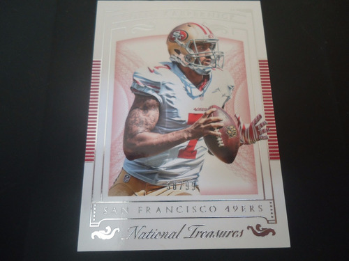 2015 National Treasures #27 Colin Kaepernick /99 Qb 49ers