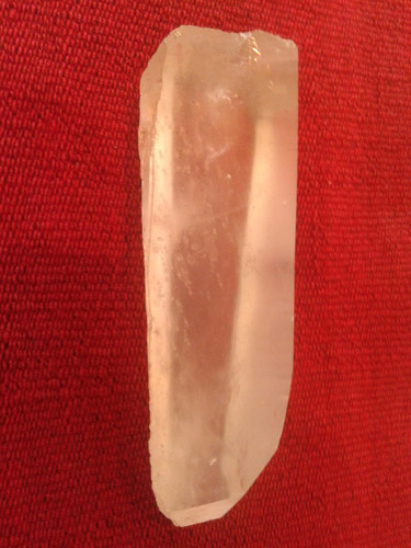 Mineral Cuarzo Hialino Cristal De Roca Variedad Laser Punta