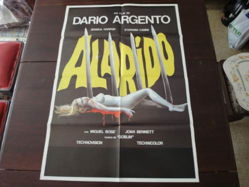 Poster Original Peruano Dario Argento Suspiria Alarido 1977