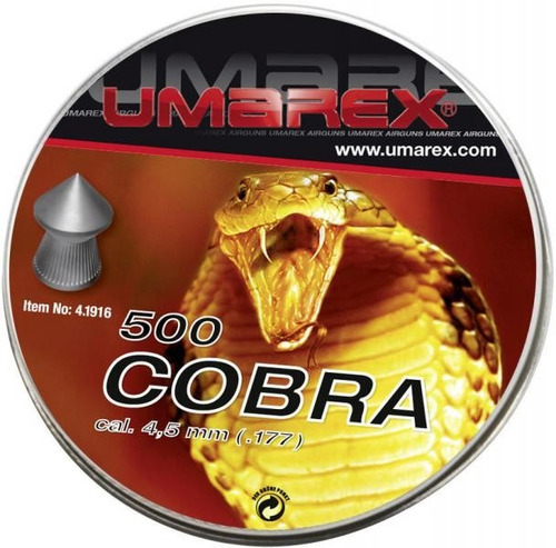 Diabolo Copa Municion Umarex Cobra 4.5 Caja X 500 Alemanes