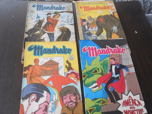 Hq Gibi Mandrake Lote Com 4 Revistas Originais Em Oferta