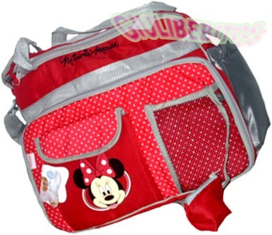 2 Bolso Organizador Con Cambiador Disney Minnie Mouse