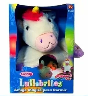 unicornio lullabrites peluche con luz y sonido tv cariñito