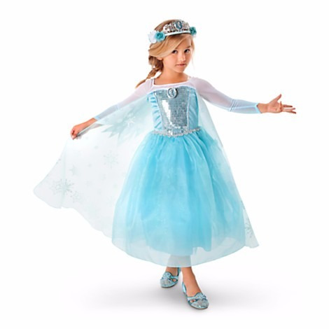 Fantasia Elza Frozen Disney Vestido Elsa Novo 4 5/6 Anos