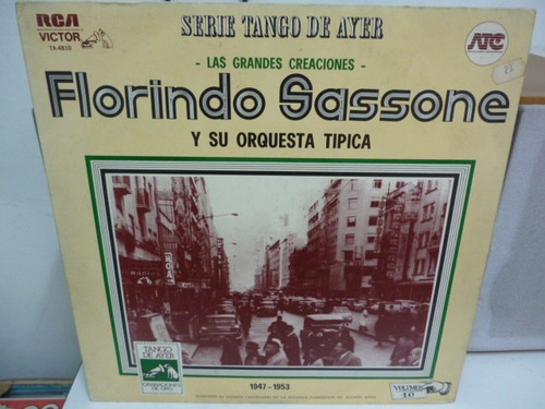 Florindo Sassone Las Grandes Creaciones Vinilo Argentino