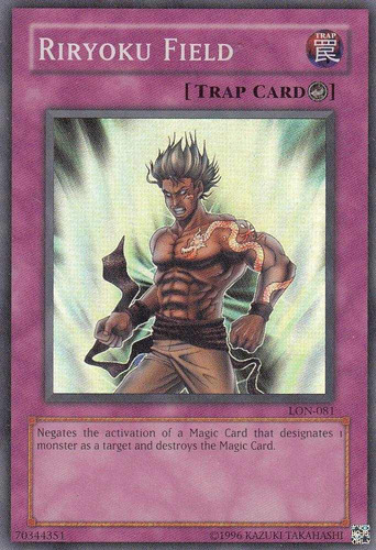 Carta Yugioh Riryoku Field