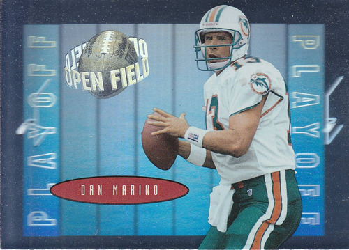 1996 Playoff Contenders Open Field Foil Red Dan Marino Qb